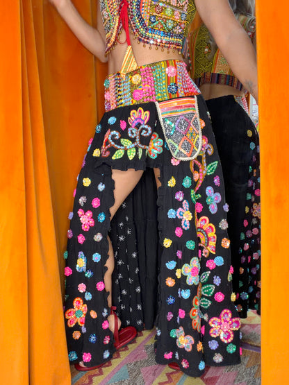 Gypsy Soul Black Ibiza Skirt