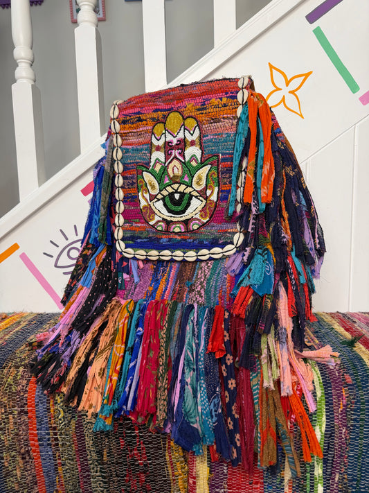 Rag Rug Hamsa Backpack