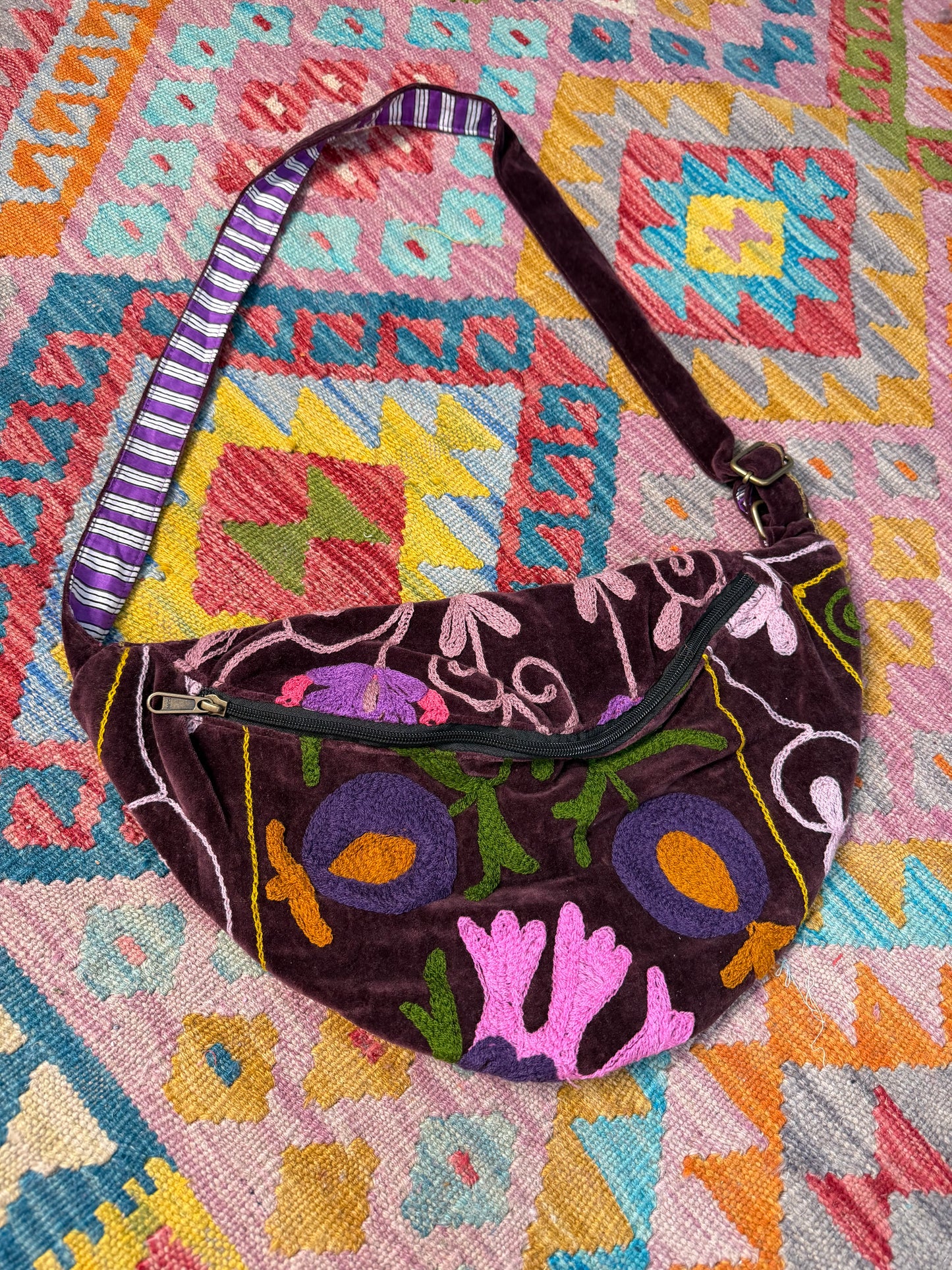 Suzani Velvet Bum Bags