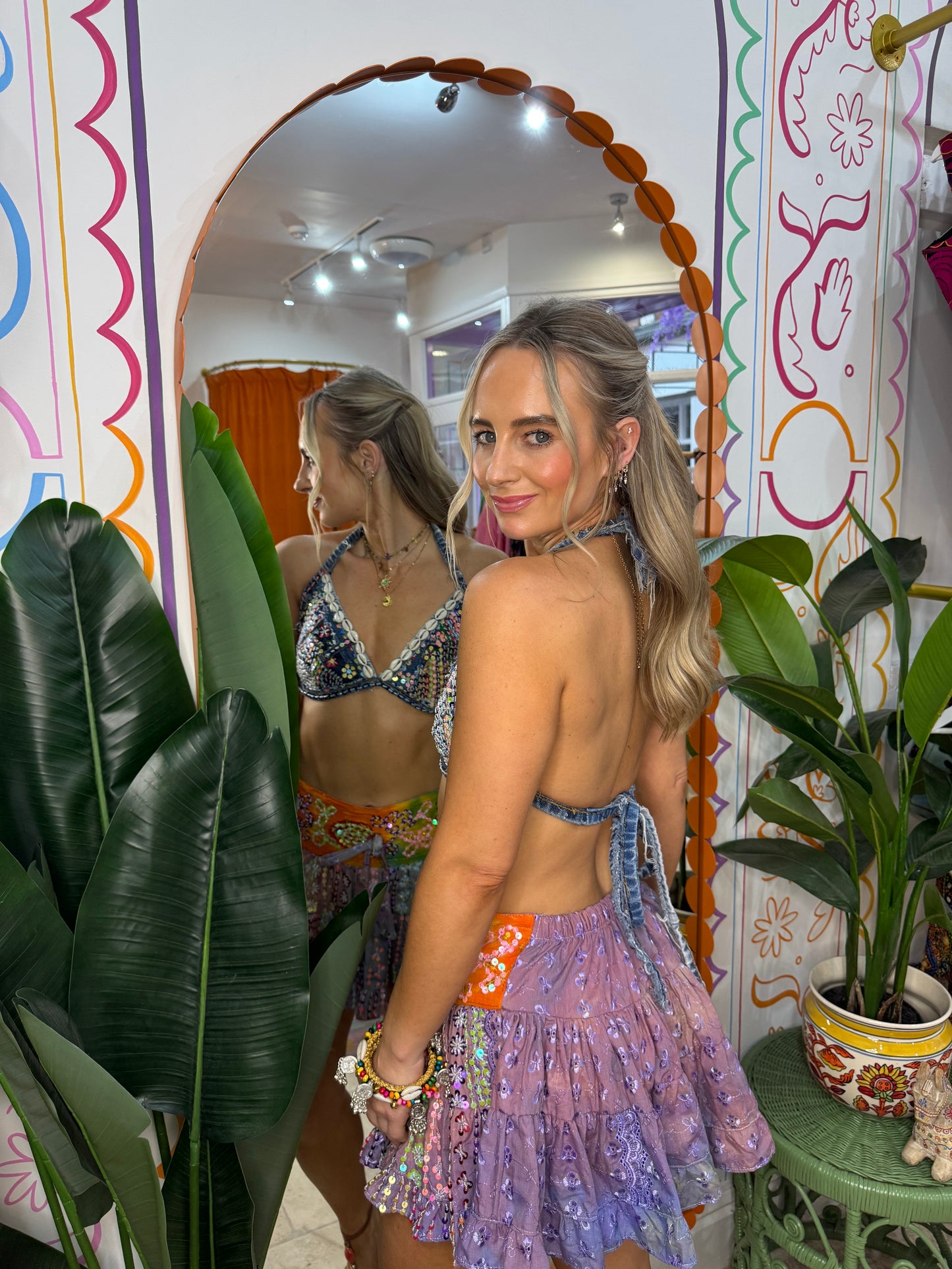 Gypsy Soul Mini Tie Dye Skirt - 2