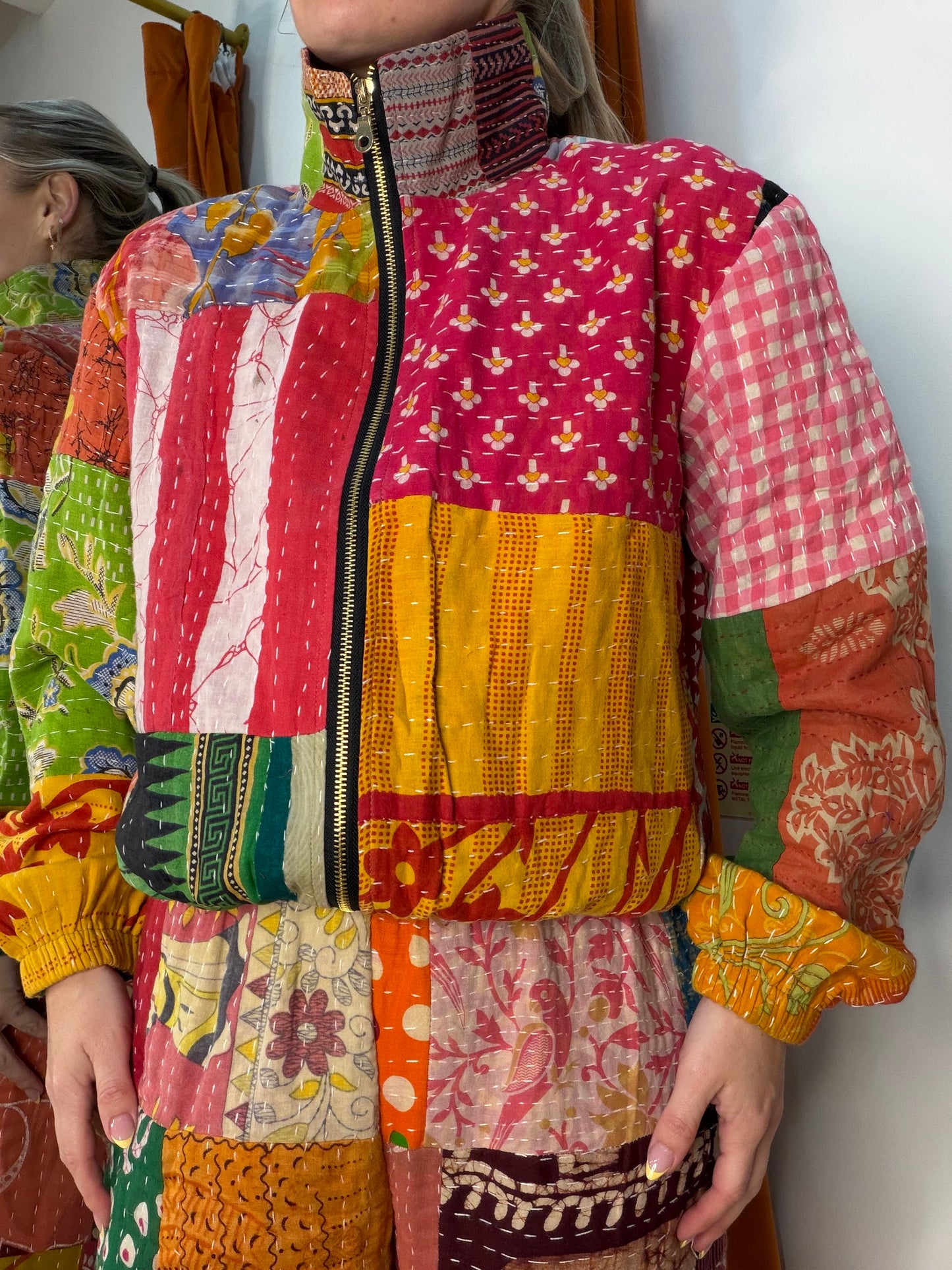 Blanket Kantha Bomber - 13 - UK 14
