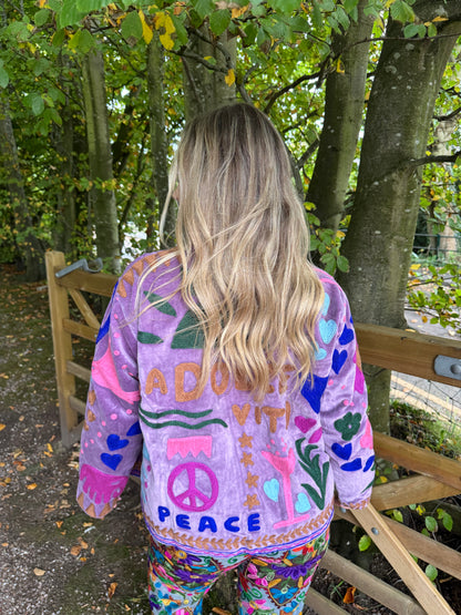 Joy Velvet Duster Jacket - 12
