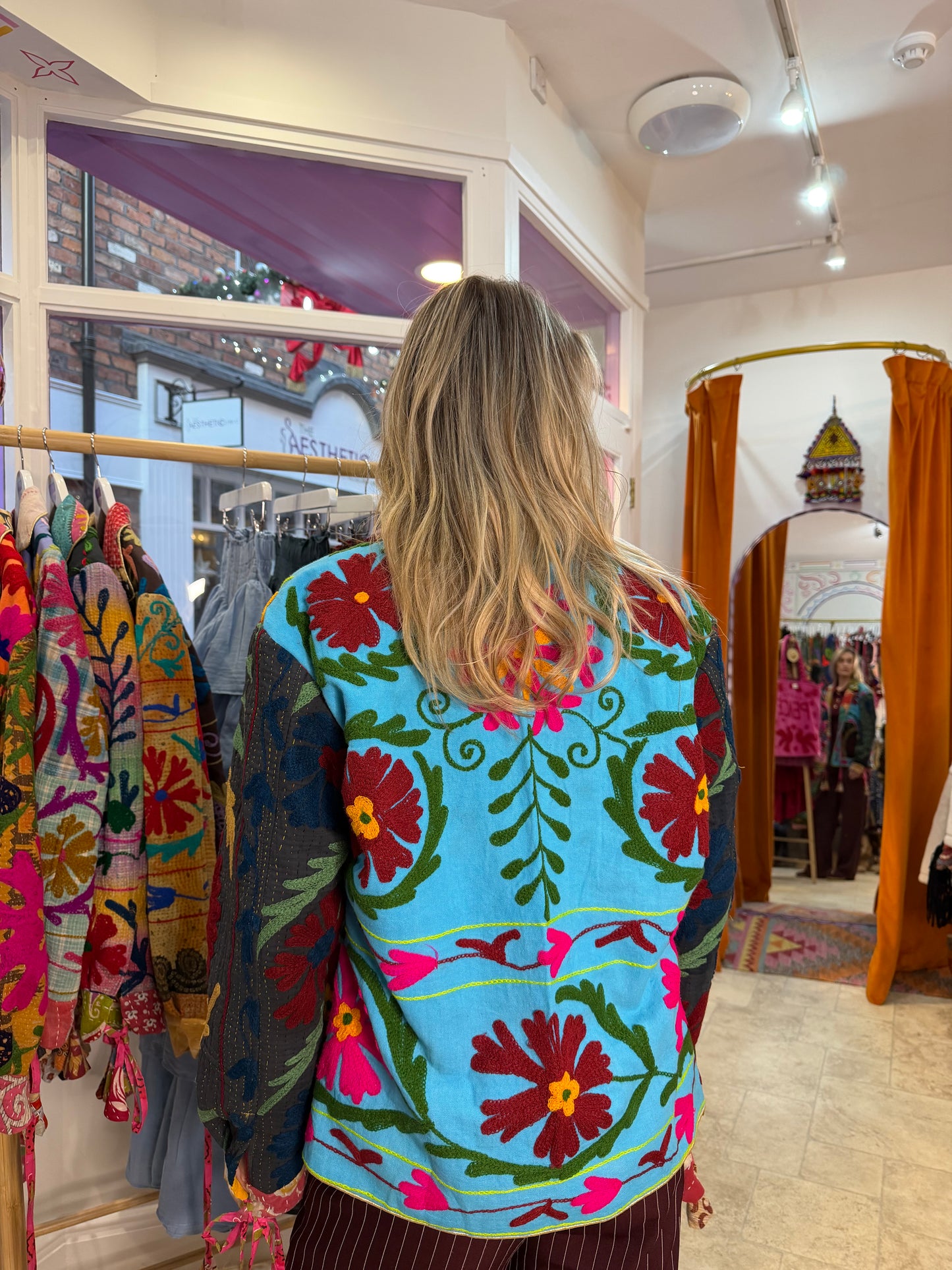 Kantha Tie Blanket Jacket