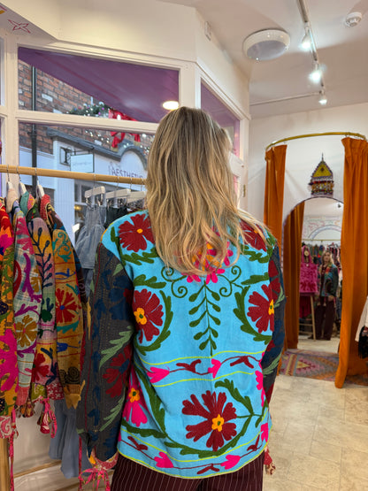 Kantha Tie Blanket Jacket