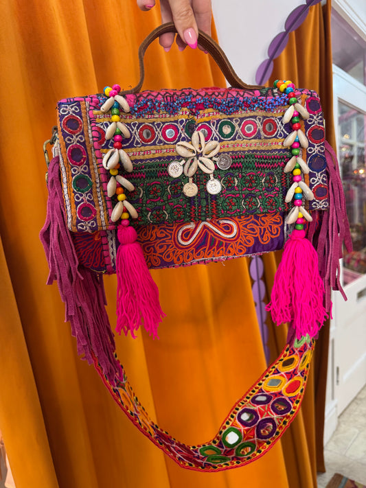 Havana Bag Pink Tassel - 1