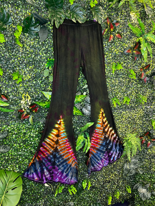 Tie Dye Flare - Green 6