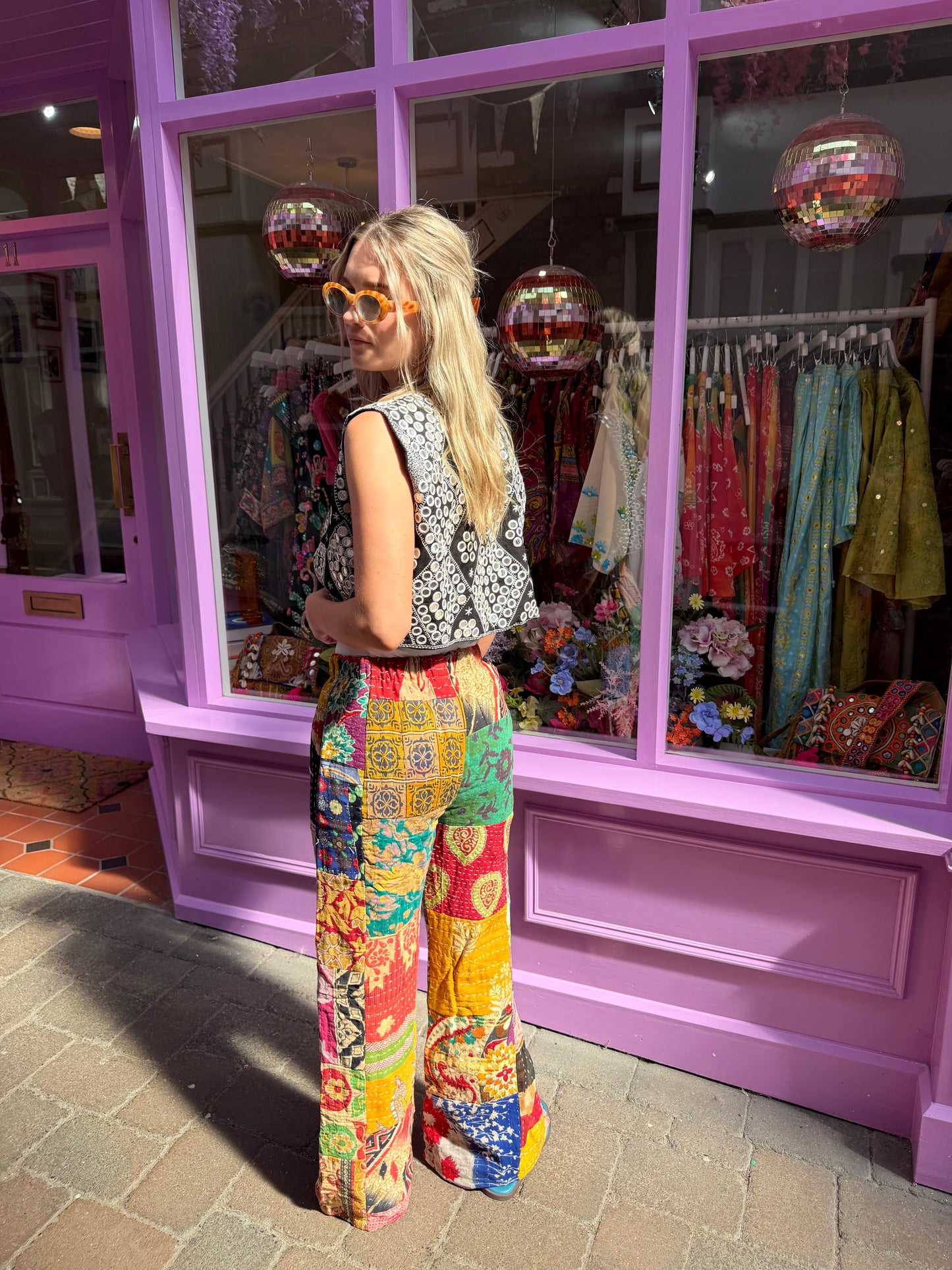 Blanket Kantha Trousers - 2 UK 6-8