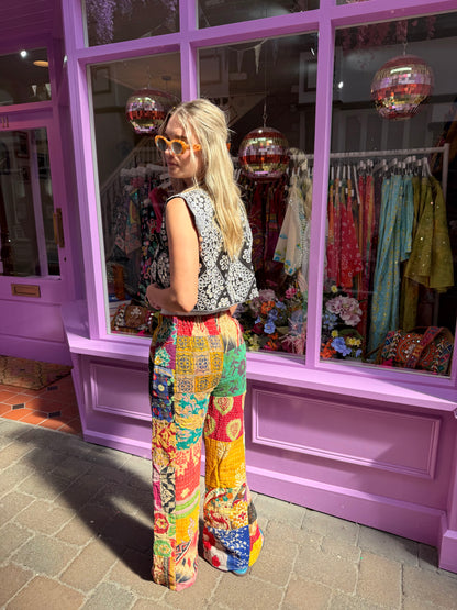 Blanket Kantha Trousers - 2 UK 6-8