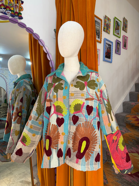 Suzani Kantha Shacket