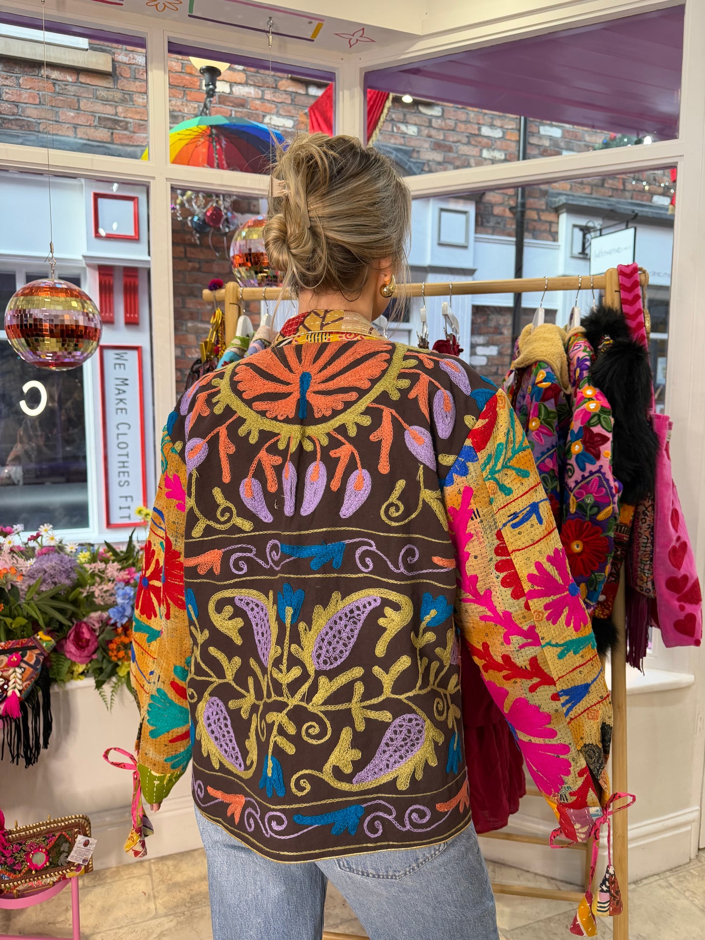 Kantha Tie Blanket Jacket