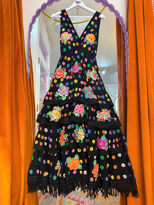 Gypsy Soul Maxi Dress in Black