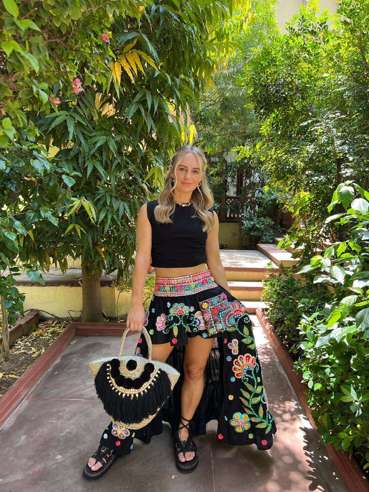 Gypsy Soul Black Ibiza Skirt