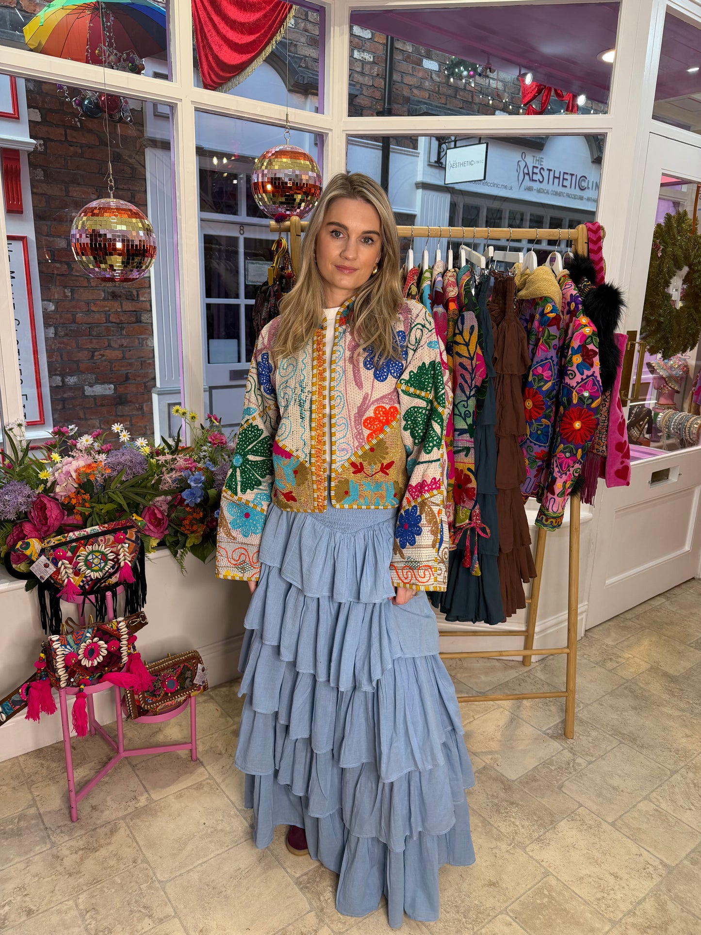 Bohemia Ruffle Maxi Skirt