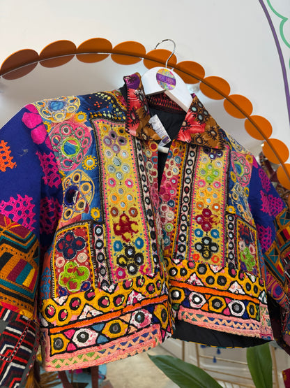 Jaipur Cropped Jacket SIZE UK 10-14