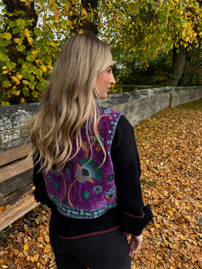 Velvet Flower Waistcoat