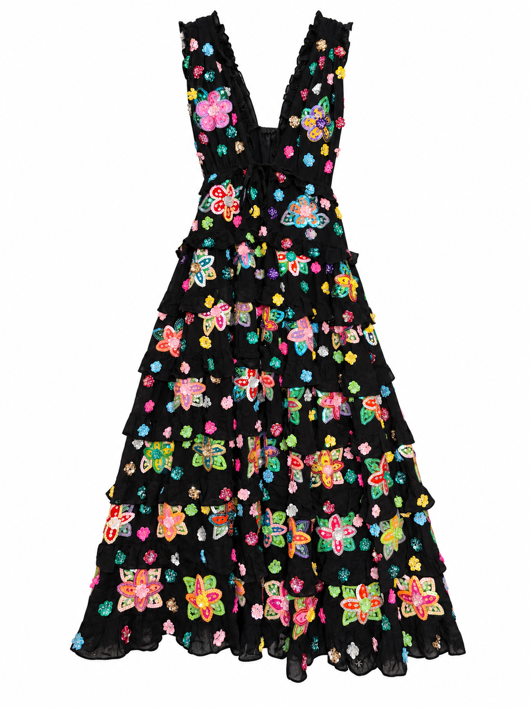 Gypsy Soul Maxi Dress in Black