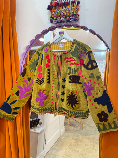 Joy Velvet Duster Jacket - 6