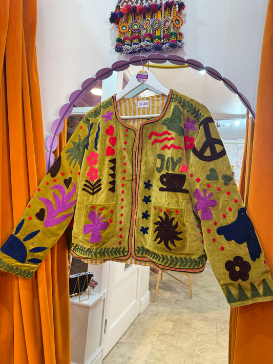 Joy Velvet Duster Jacket - 6