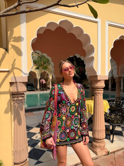 Crochet Sequin Beach Top