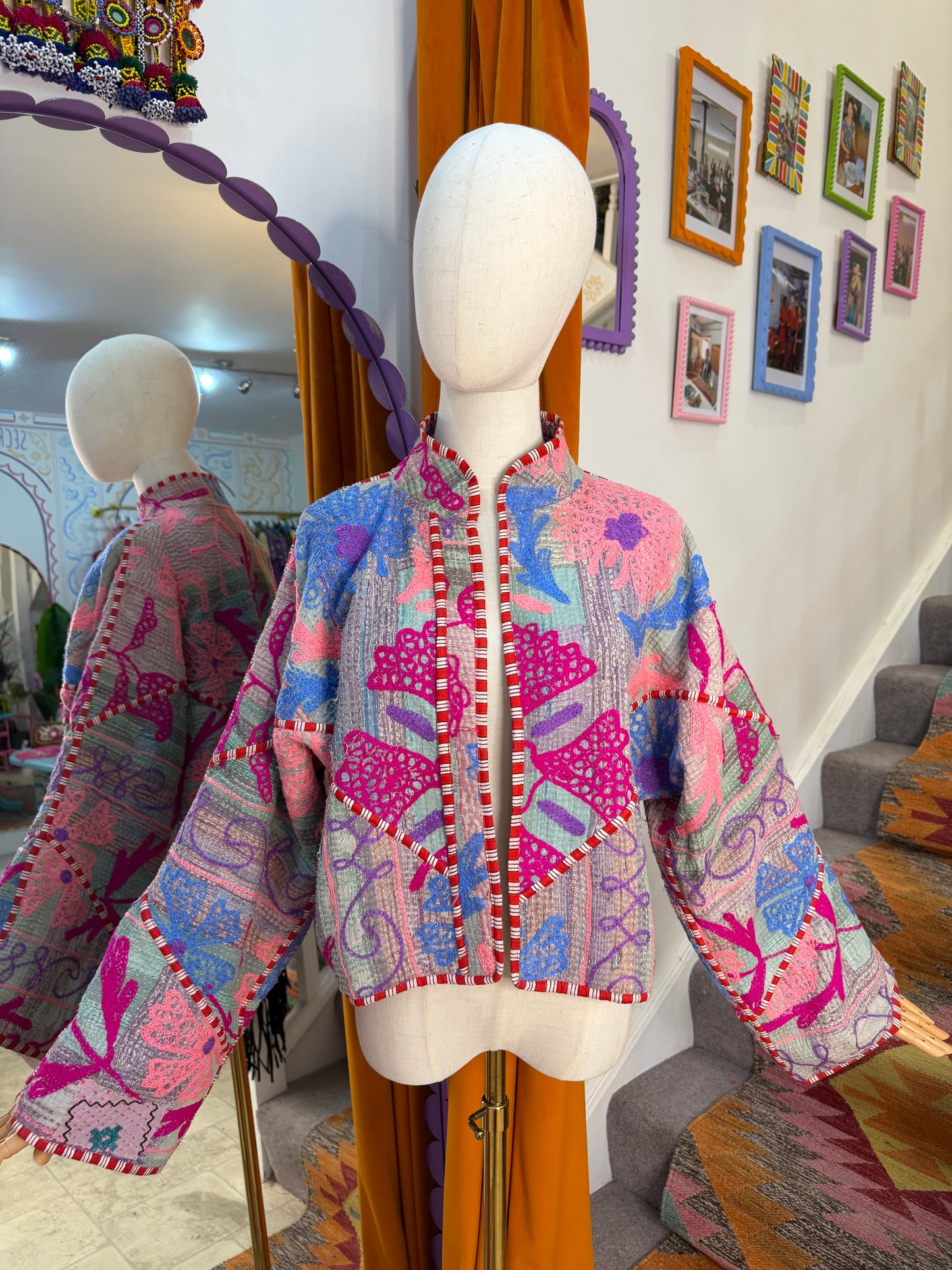 Blanket Kantha Jacket