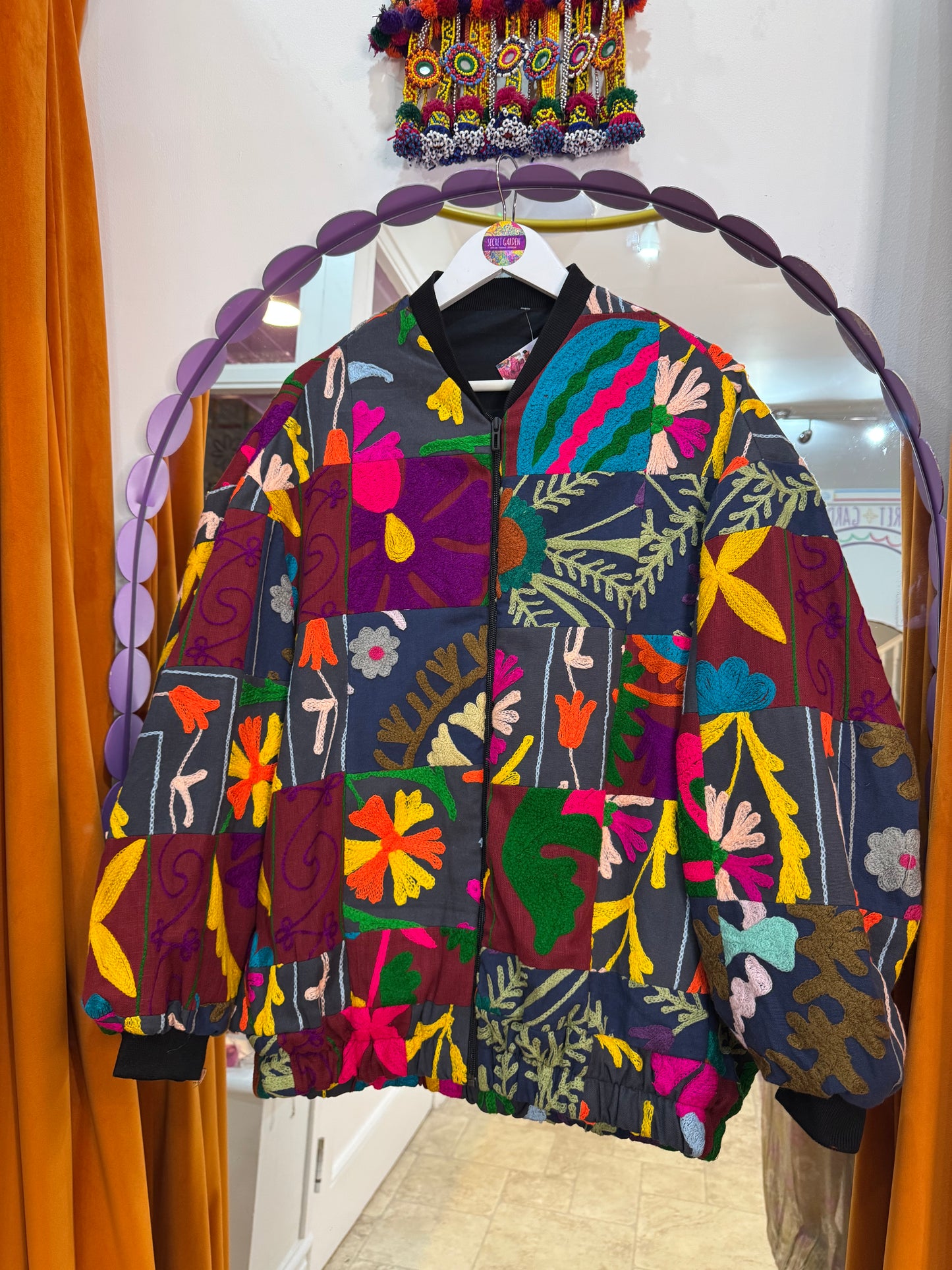 Suzani Oversized Bomber