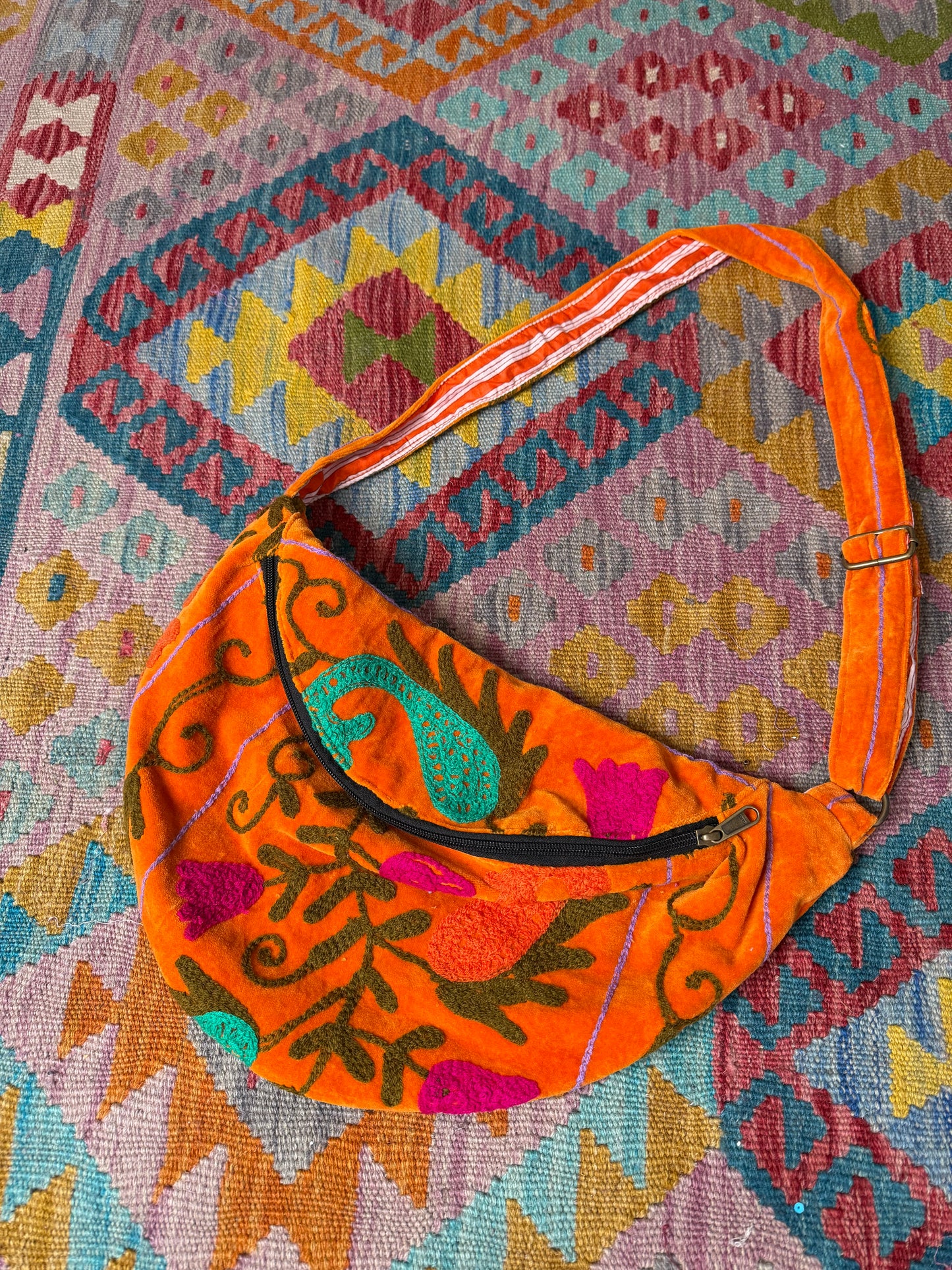 Suzani Velvet Bum Bags