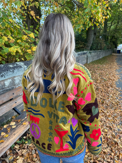 Joy Velvet Duster Jacket - 10