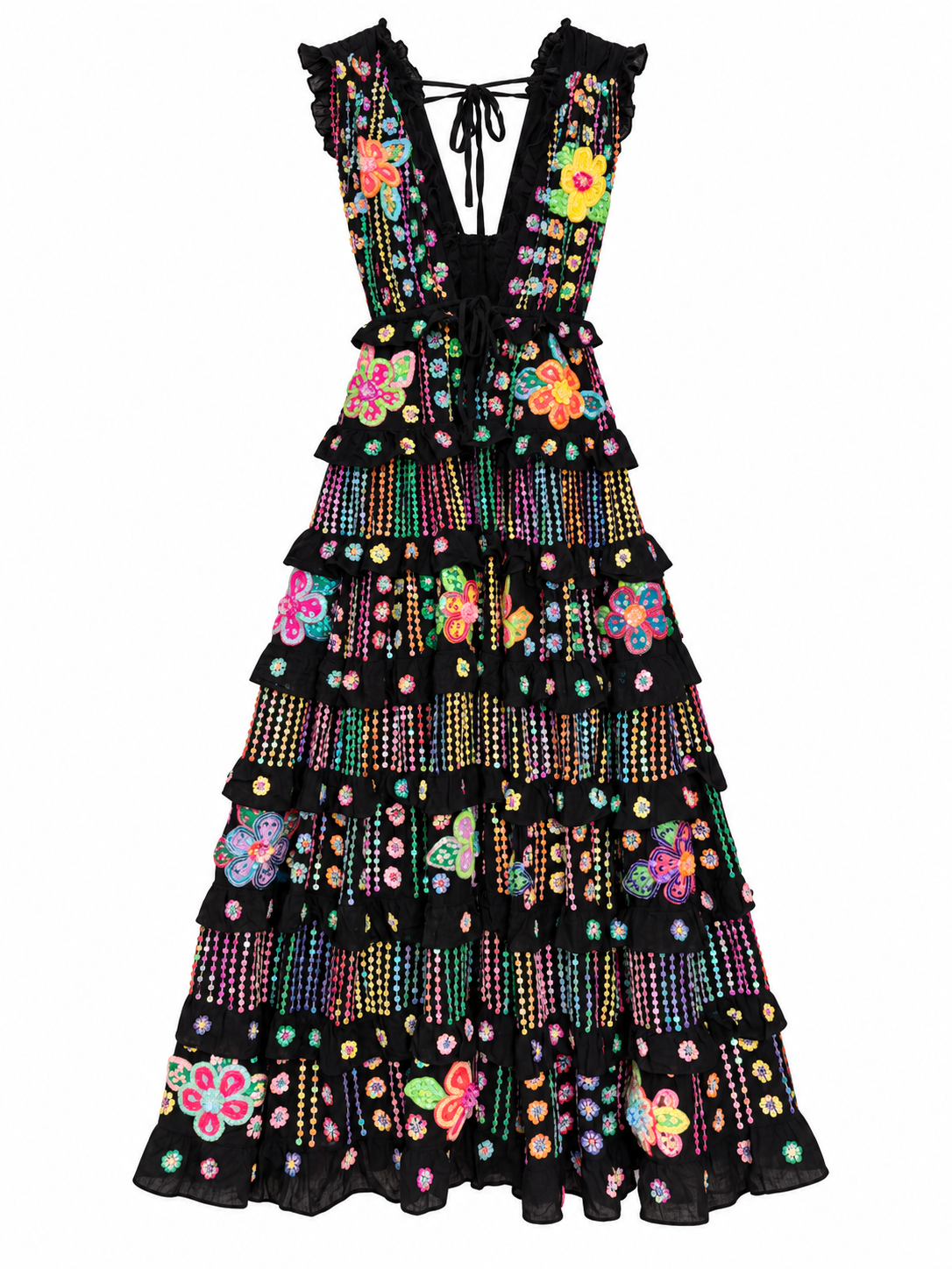 Gypsy Soul Maxi Dress in Black