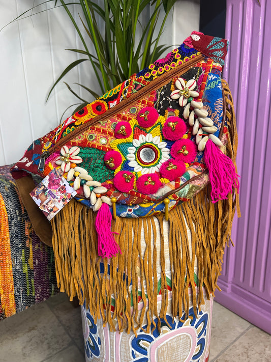 Boho Tan Bumbag - 1
