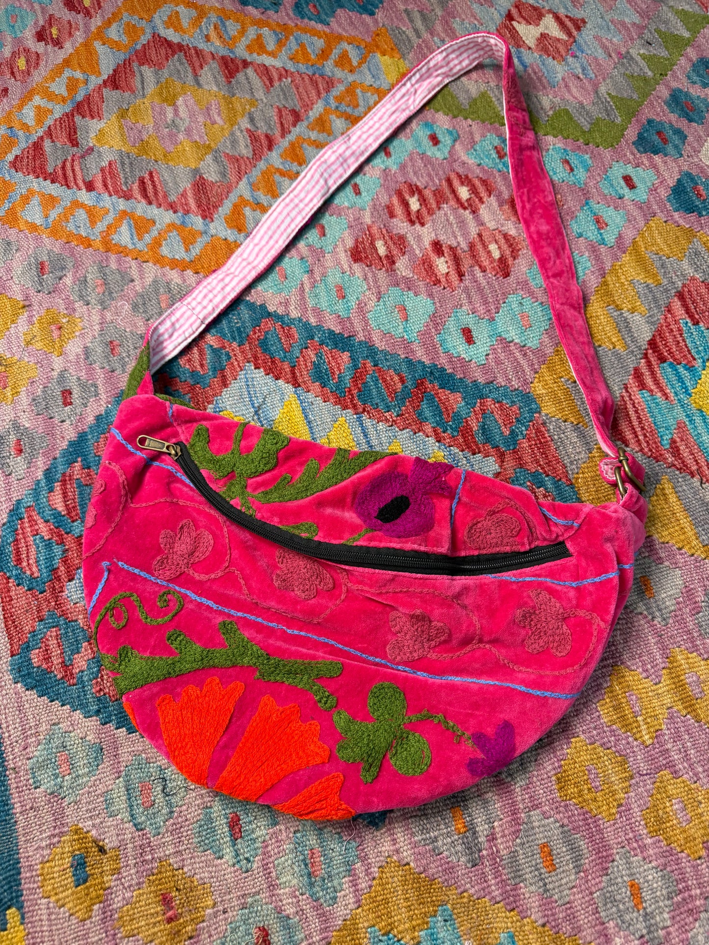 Suzani Velvet Bum Bags