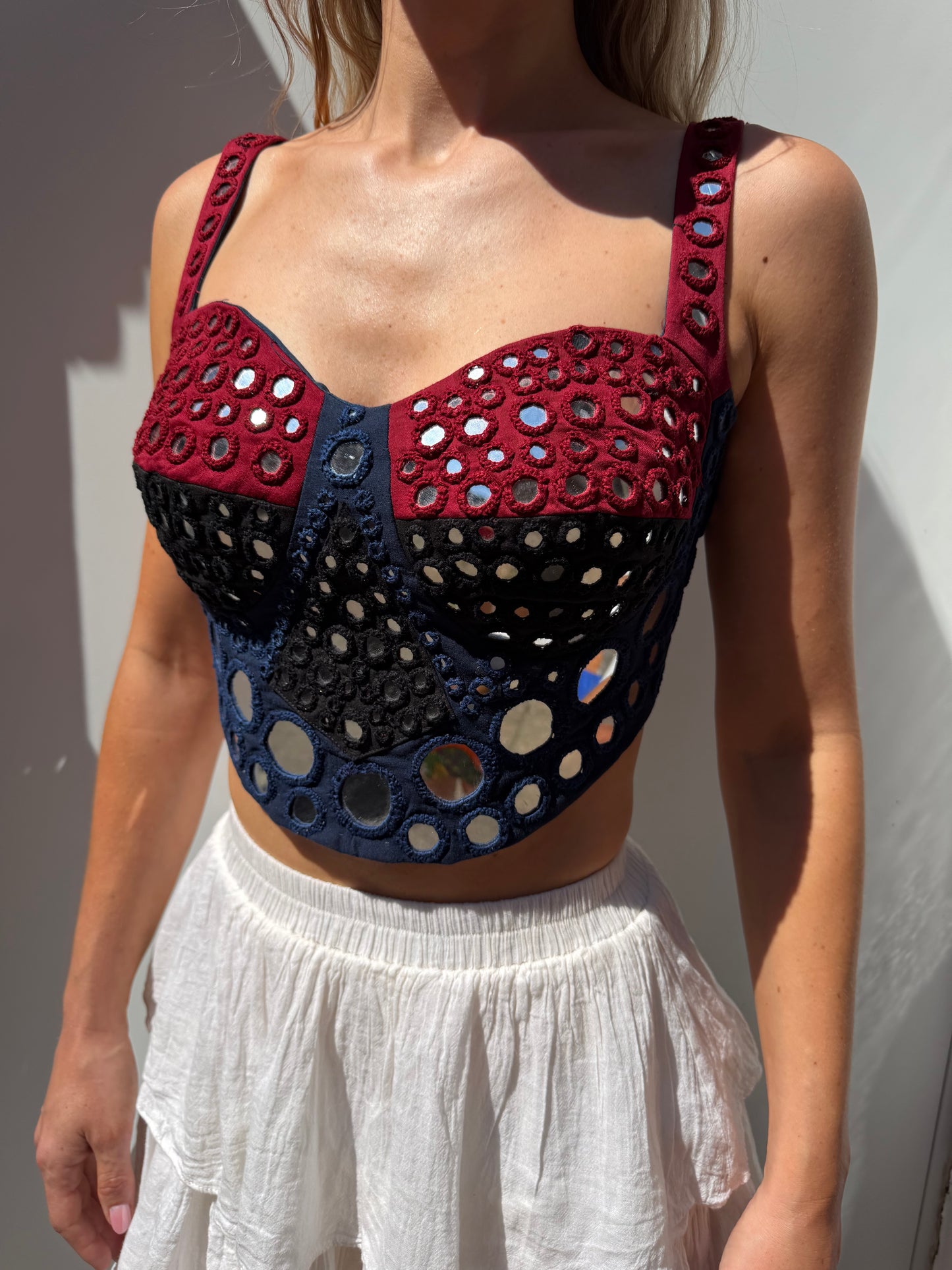 Mirror Denim Kutch Corset