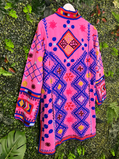 Pink Duster Jacket
