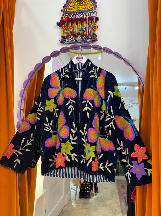 Velvet Butterfly Jacket