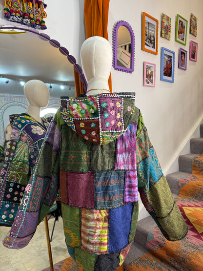 Gypsy Soul Patchwork Hoodie - 2