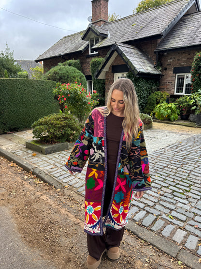 Suzani Kimono Long Jacket