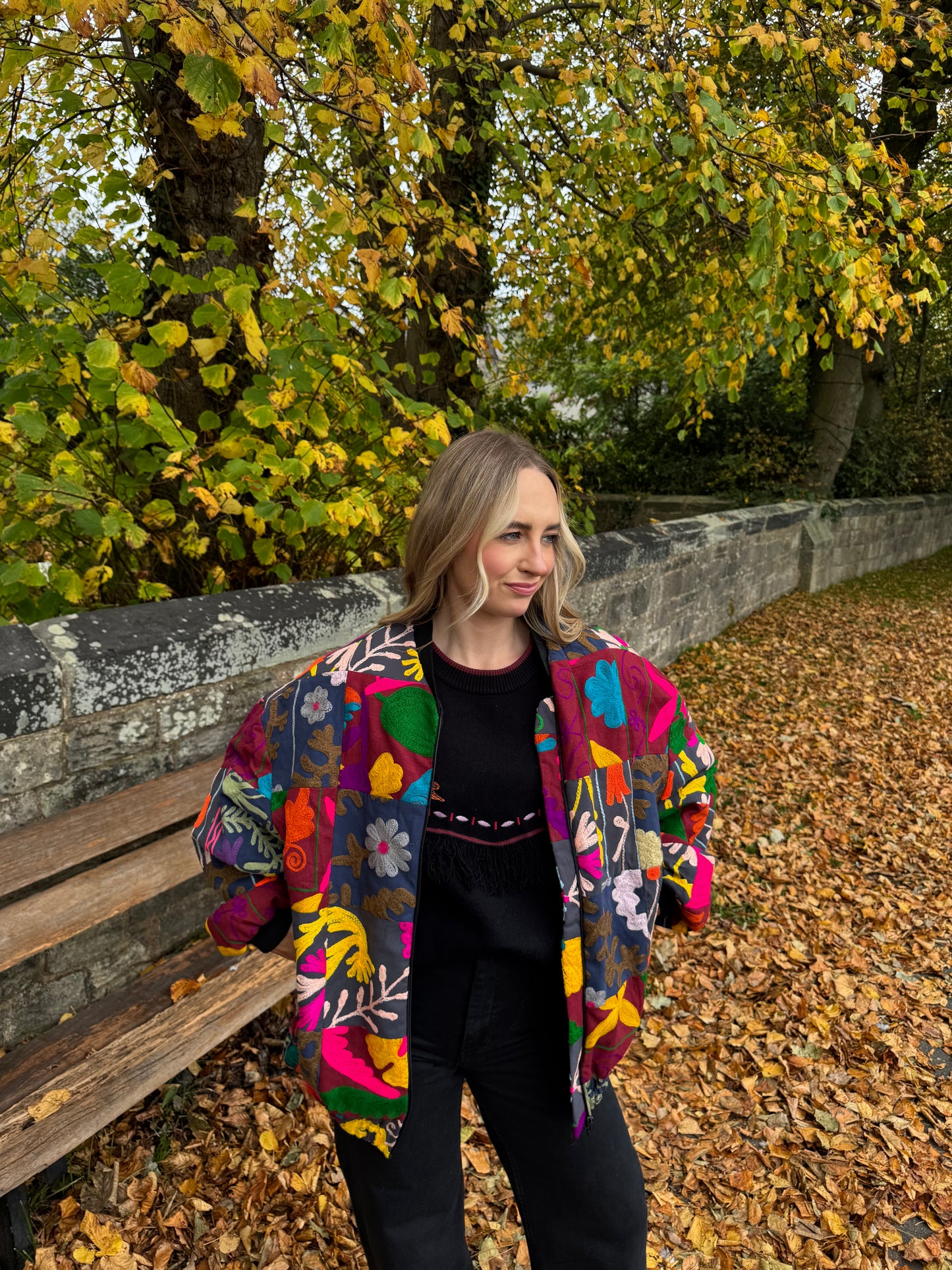 Suzani Oversized Bomber