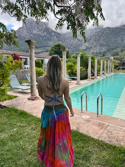 Gypsy Soul Tie Dye Ibiza Skirt