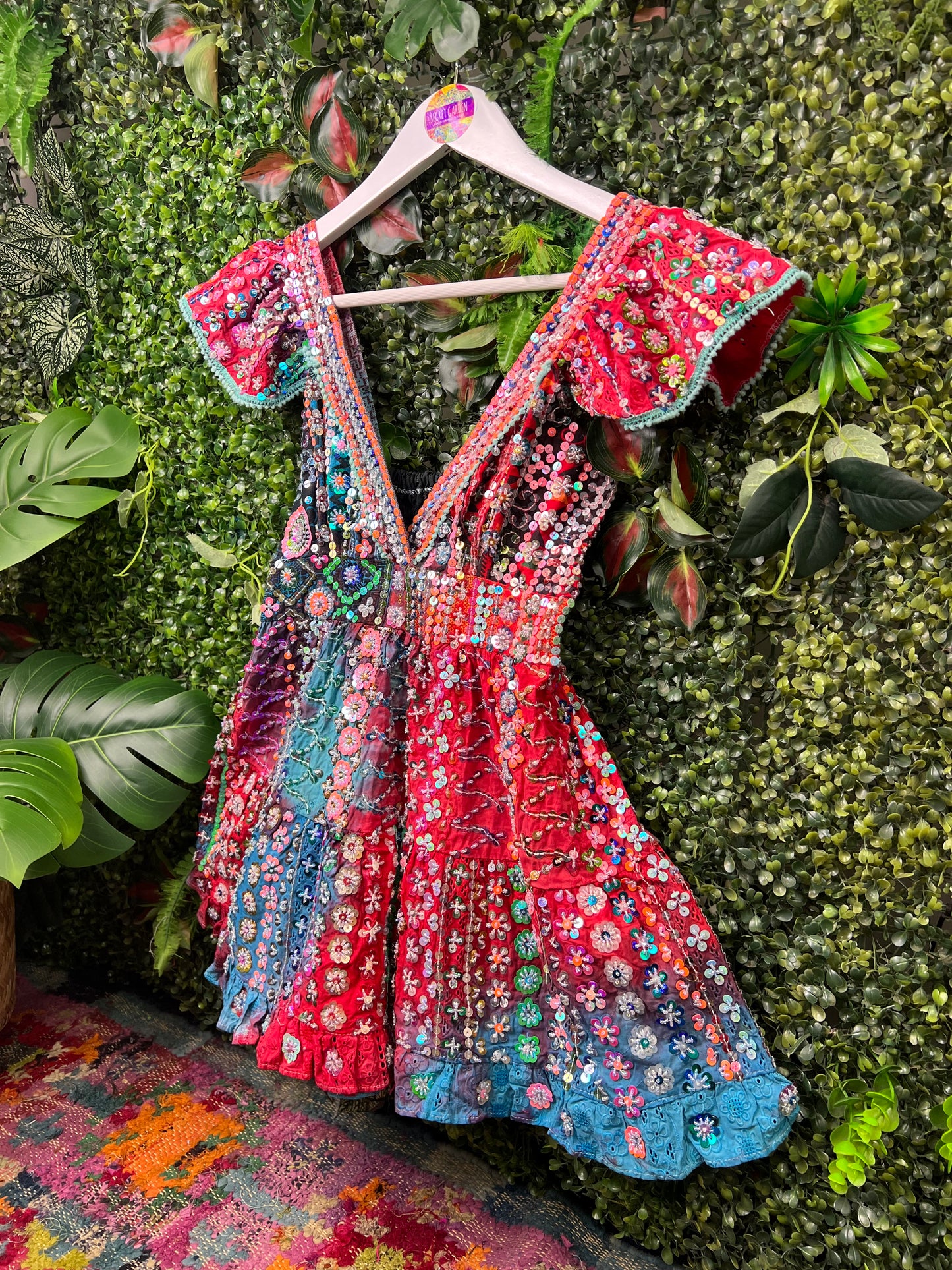 Gypsy Soul Tie Dye Broderie Anglaise Top - 16