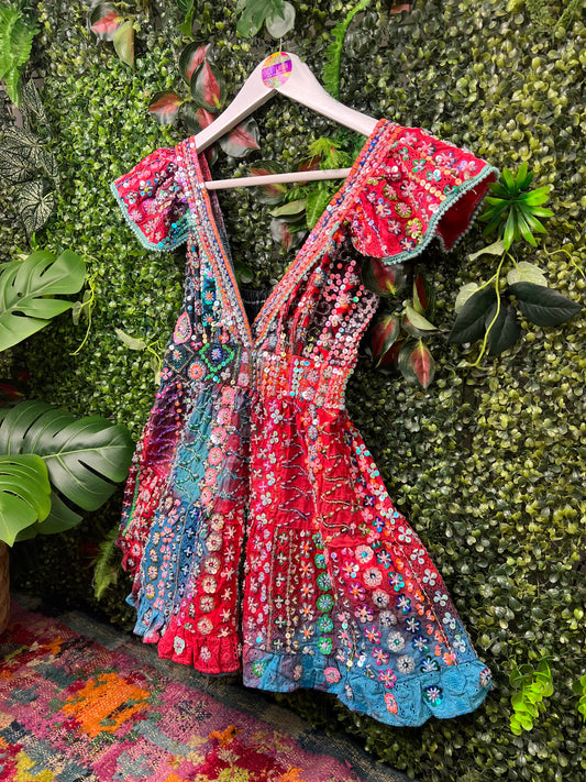 Gypsy Soul Tie Dye Broderie Anglaise Top - 16