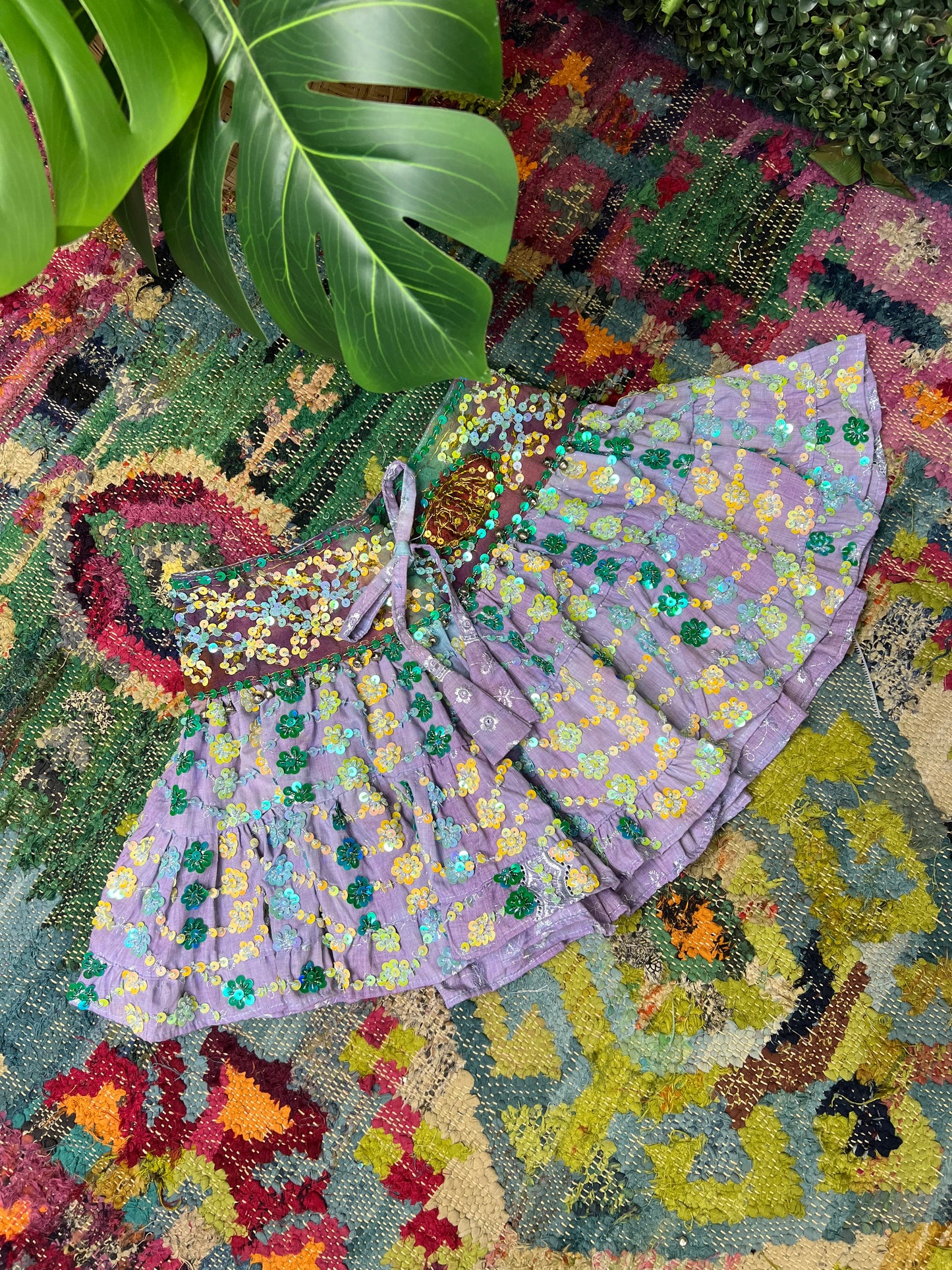Gypsy Soul Mini Lilac Skirt - 1