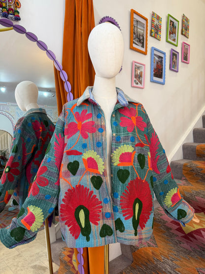 Suzani Kantha Shacket