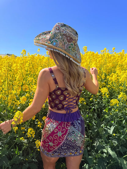 Vintage Sari Co ord