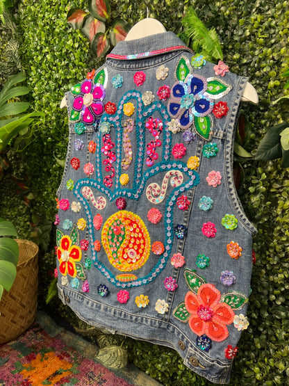 Gypsy Soul Denim Gilet - 1