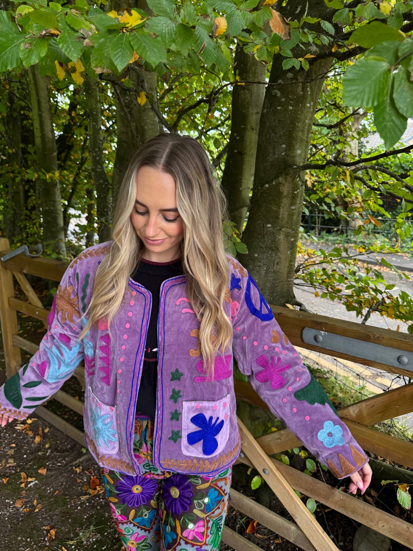Joy Velvet Duster Jacket - 12