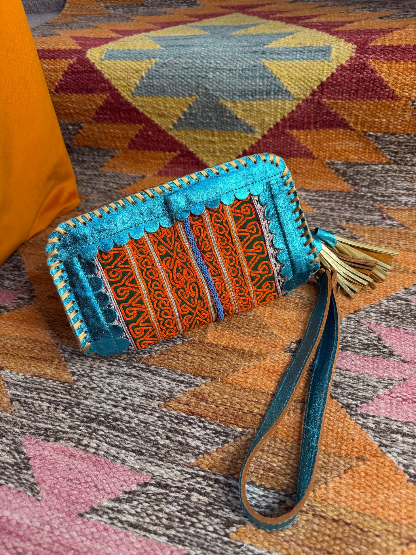 Metallic Kutch Bag