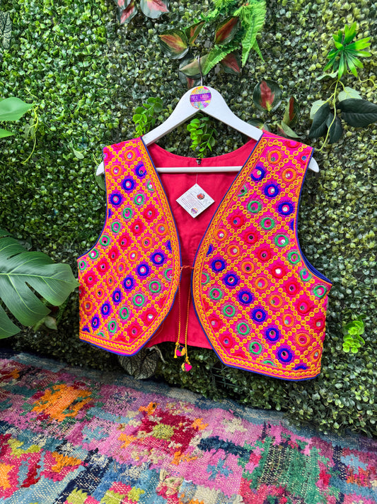 Rainbow Vintage Waistcoat