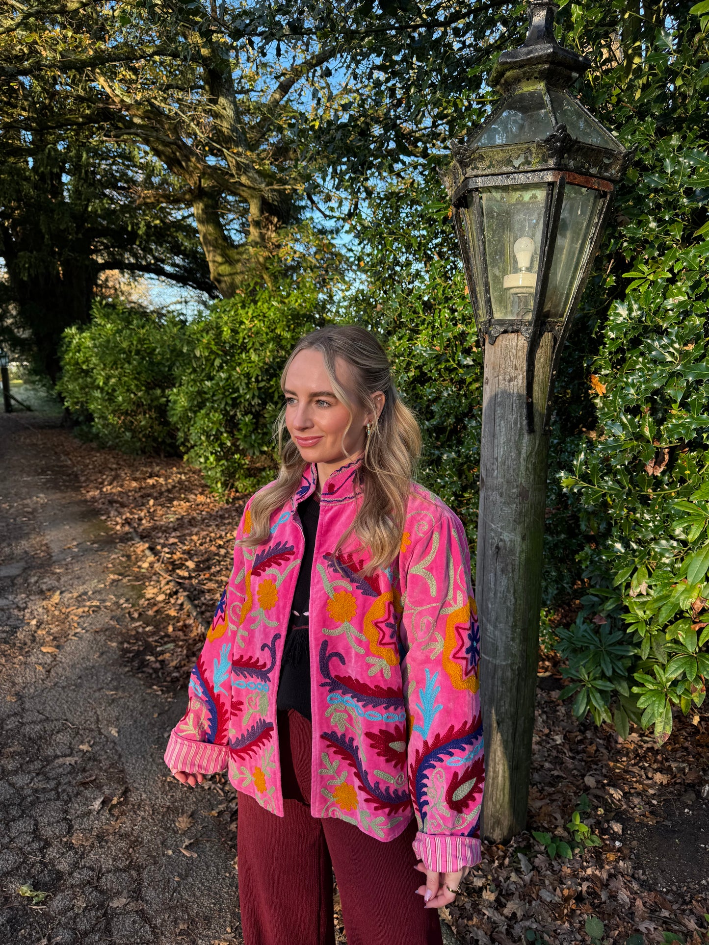 Velvet Suzani Duster Jacket