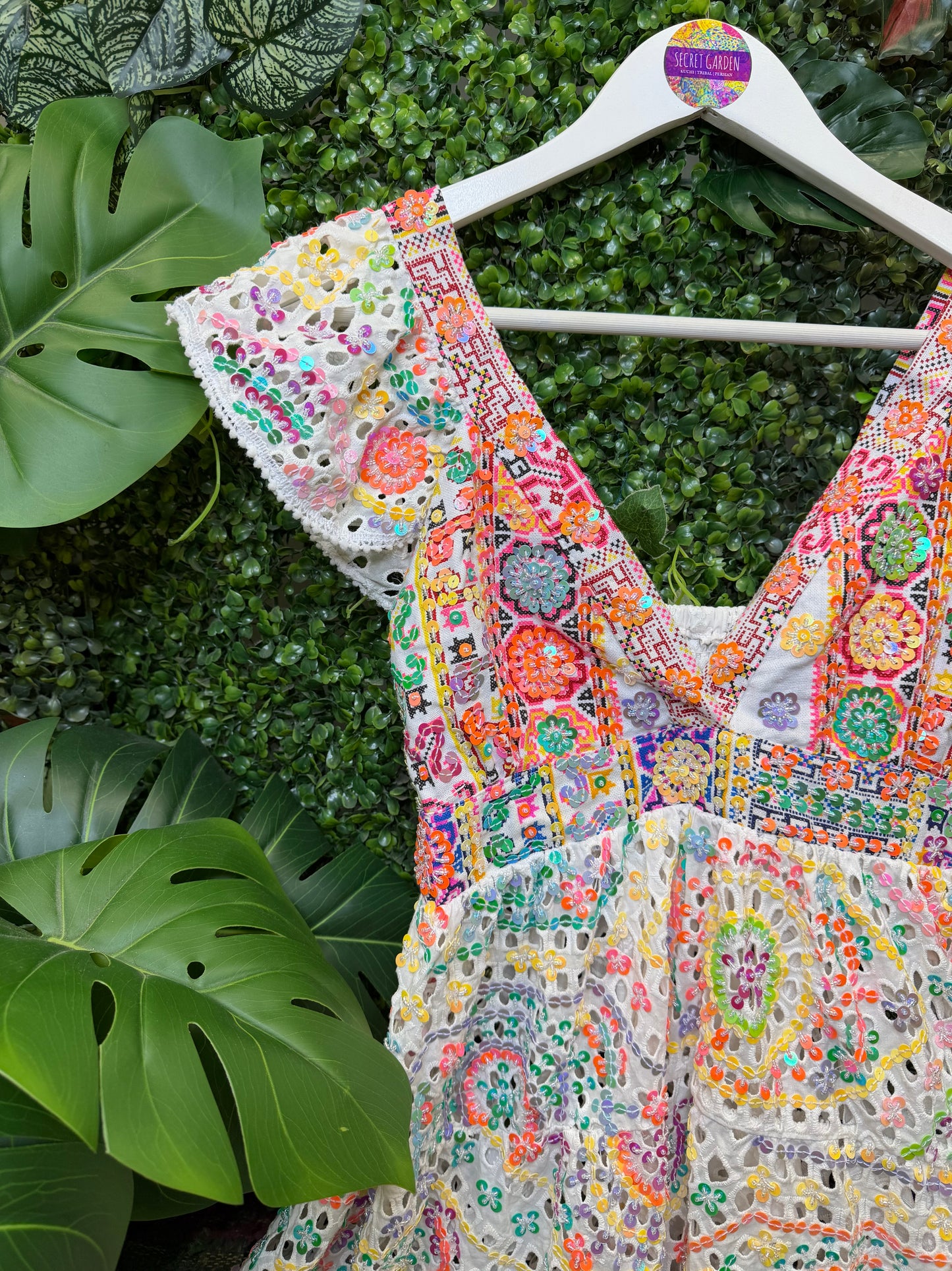 Gypsy Soul Tassel Broderie Anglaise Top 2