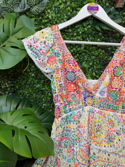 Gypsy Soul Tassel Broderie Anglaise Top 2