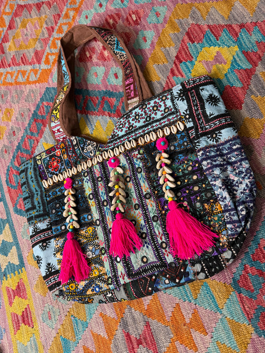 Vintage Shoulder Banjara Tote Bag - 2
